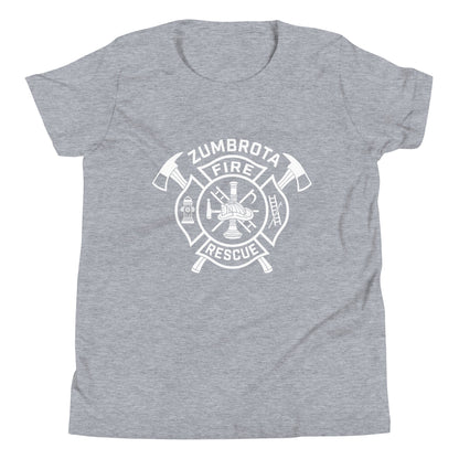 Performance | Youth T-Shirt | Zumbrota Fire Department | Crest Logo
