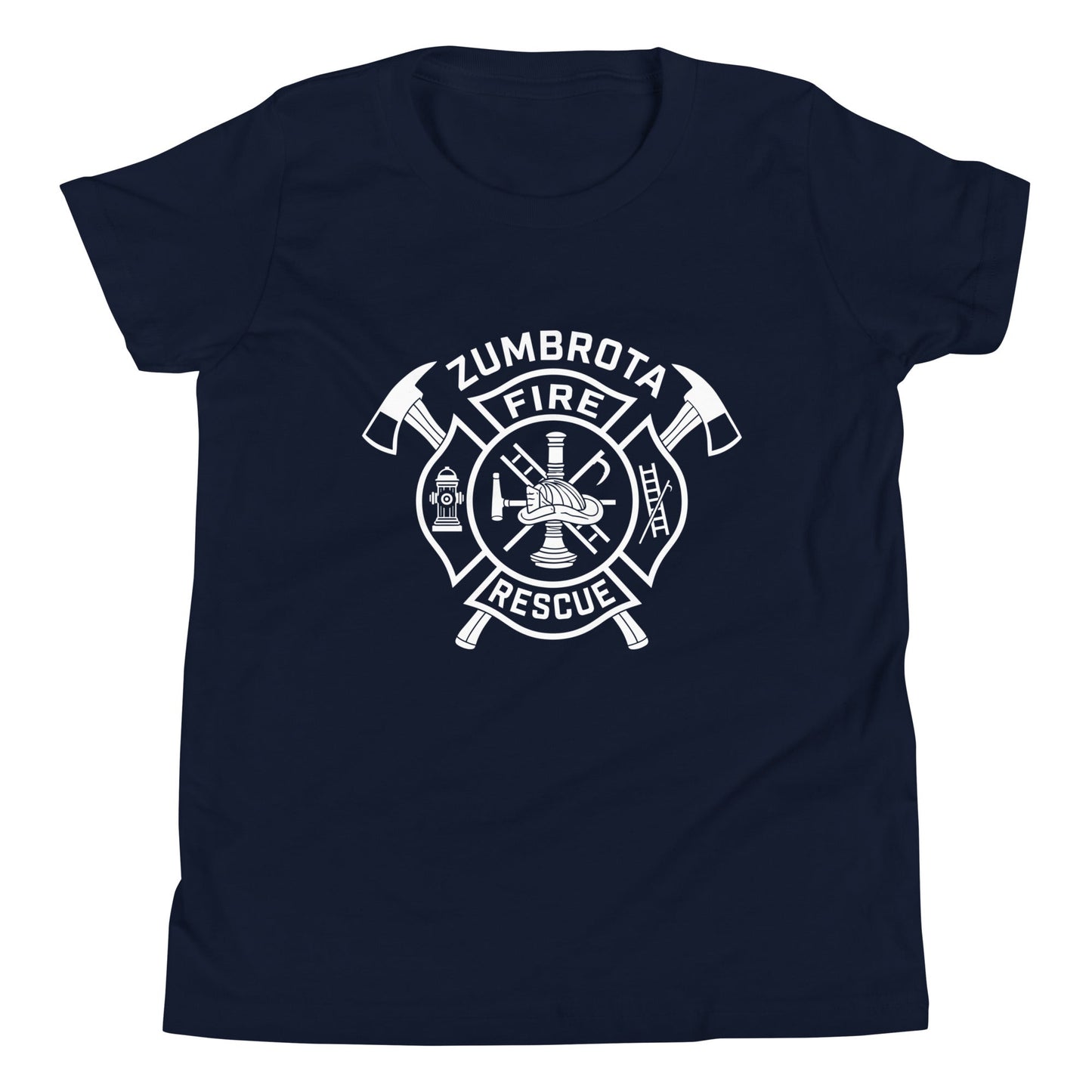 Performance | Youth T-Shirt | Zumbrota Fire Department | Crest Logo