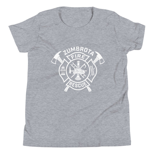 Performance | Youth T-Shirt | Zumbrota Fire Department | Crest Logo