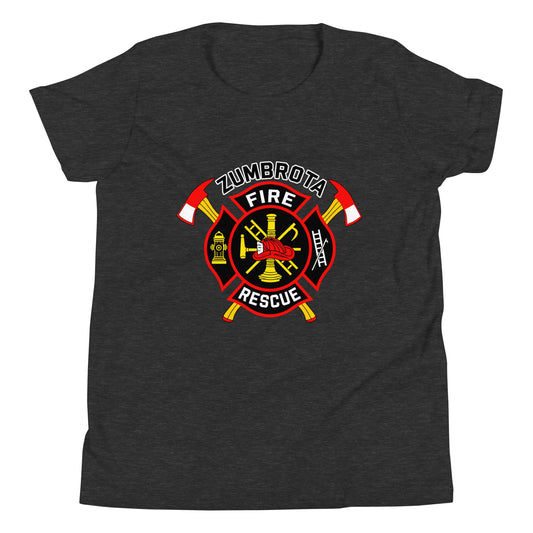 Performance | Youth T-Shirt | Zumbrota Fire Department | Vanguard Logo