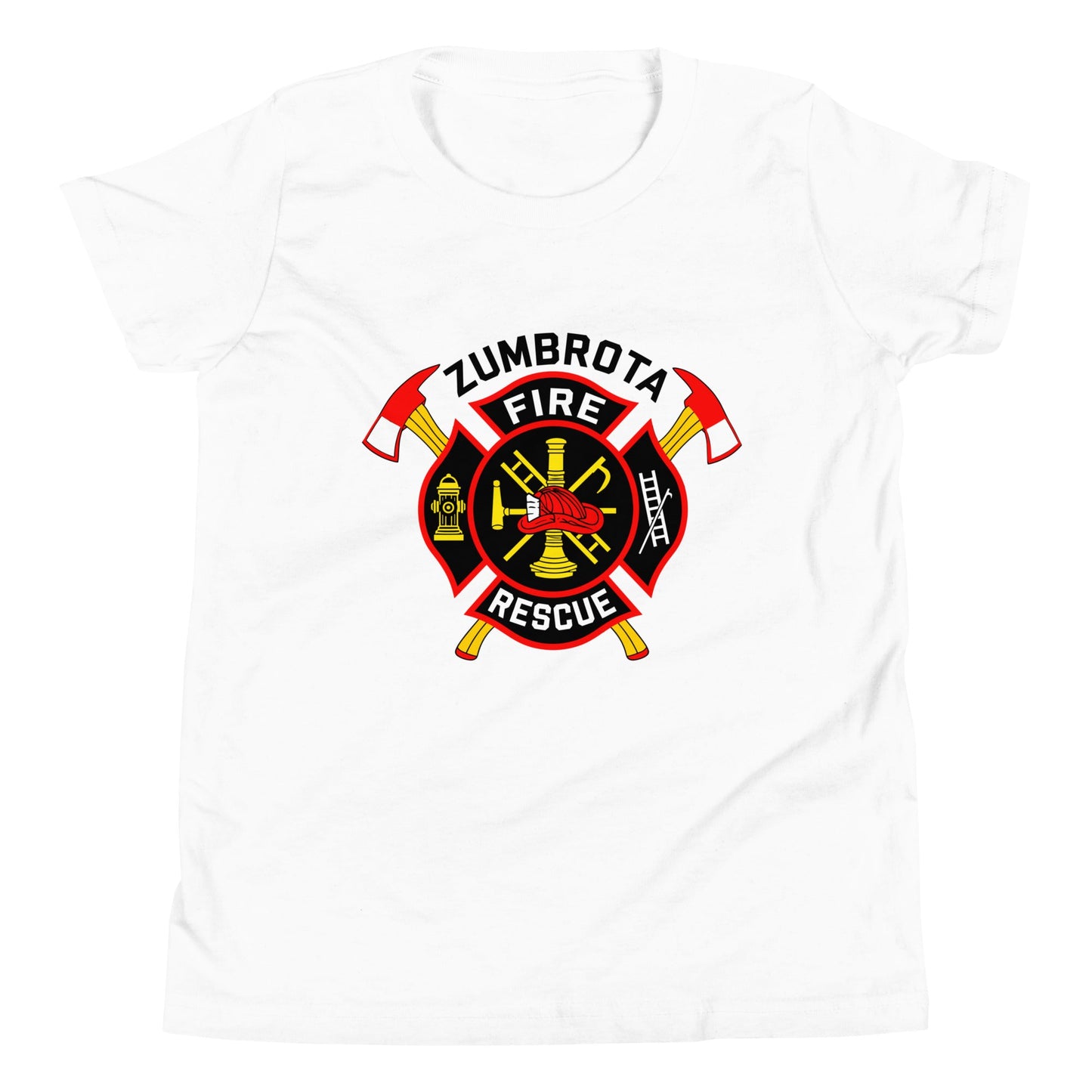 Performance | Youth T-Shirt | Zumbrota Fire Department | Vanguard Logo