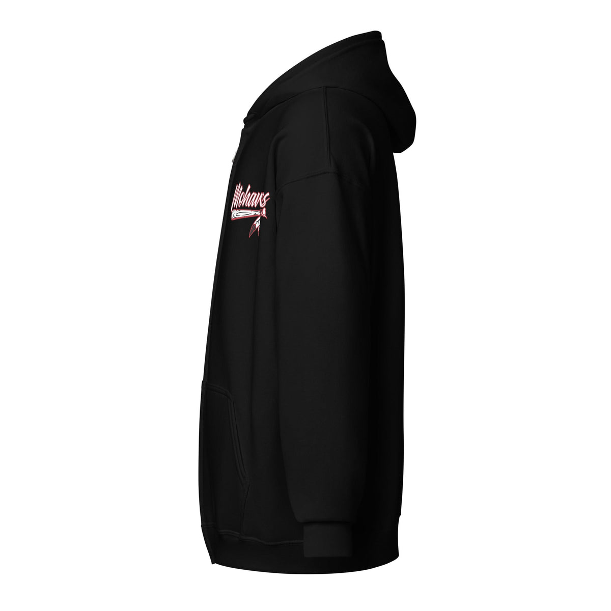 Performance | Zip Hoodie | Mohawks Baseball 8u | Emblem Logo