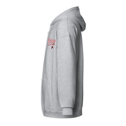 Performance | Zip Hoodie | Mohawks Baseball 8u | Emblem Logo