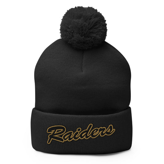 Pom - Pom Beanie | 12U Riverview Raiders | Script Logo