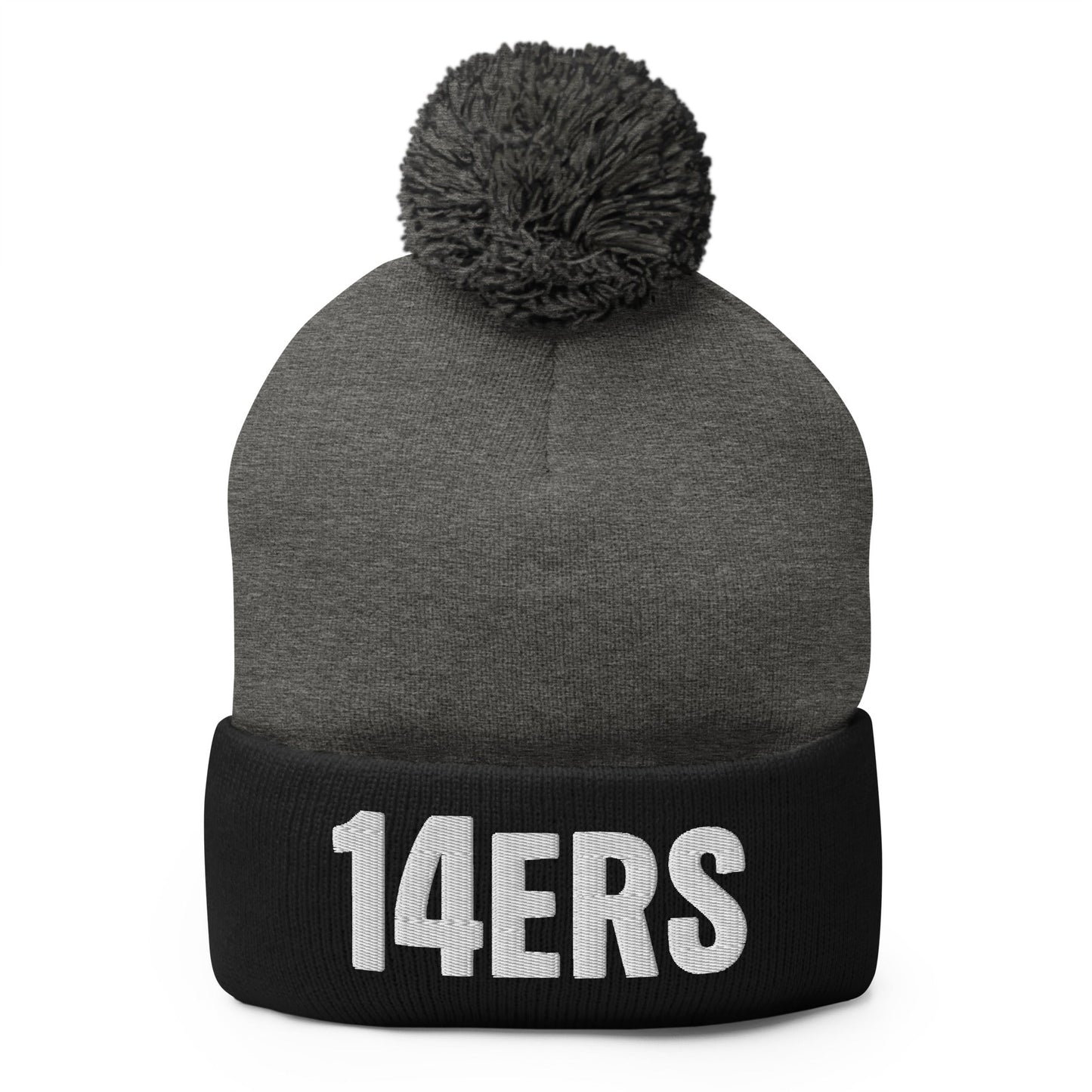 Pom - Pom Beanie | 14ers Baseball | Athletics Logo