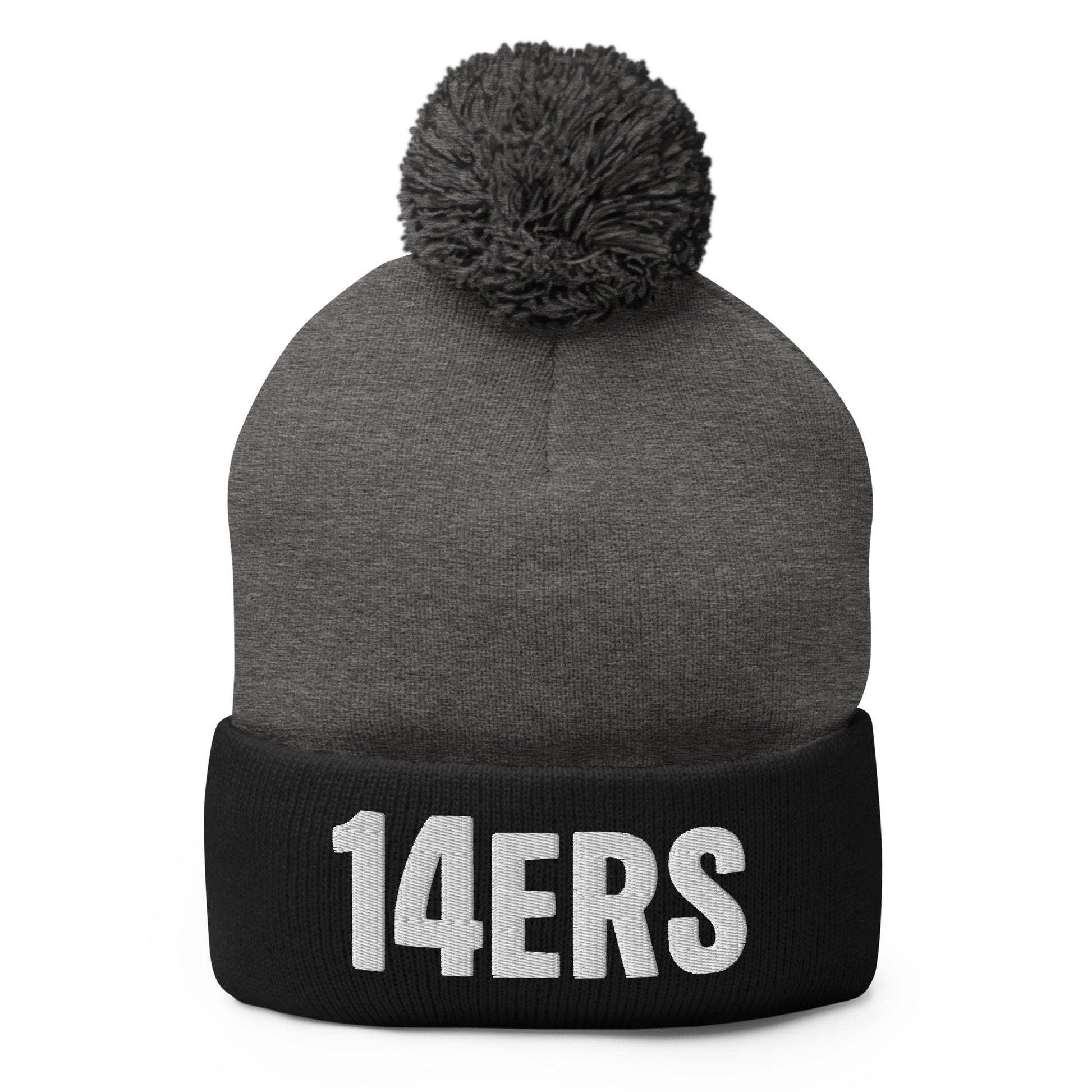 Pom - Pom Beanie | 14ers Baseball | Athletics Logo