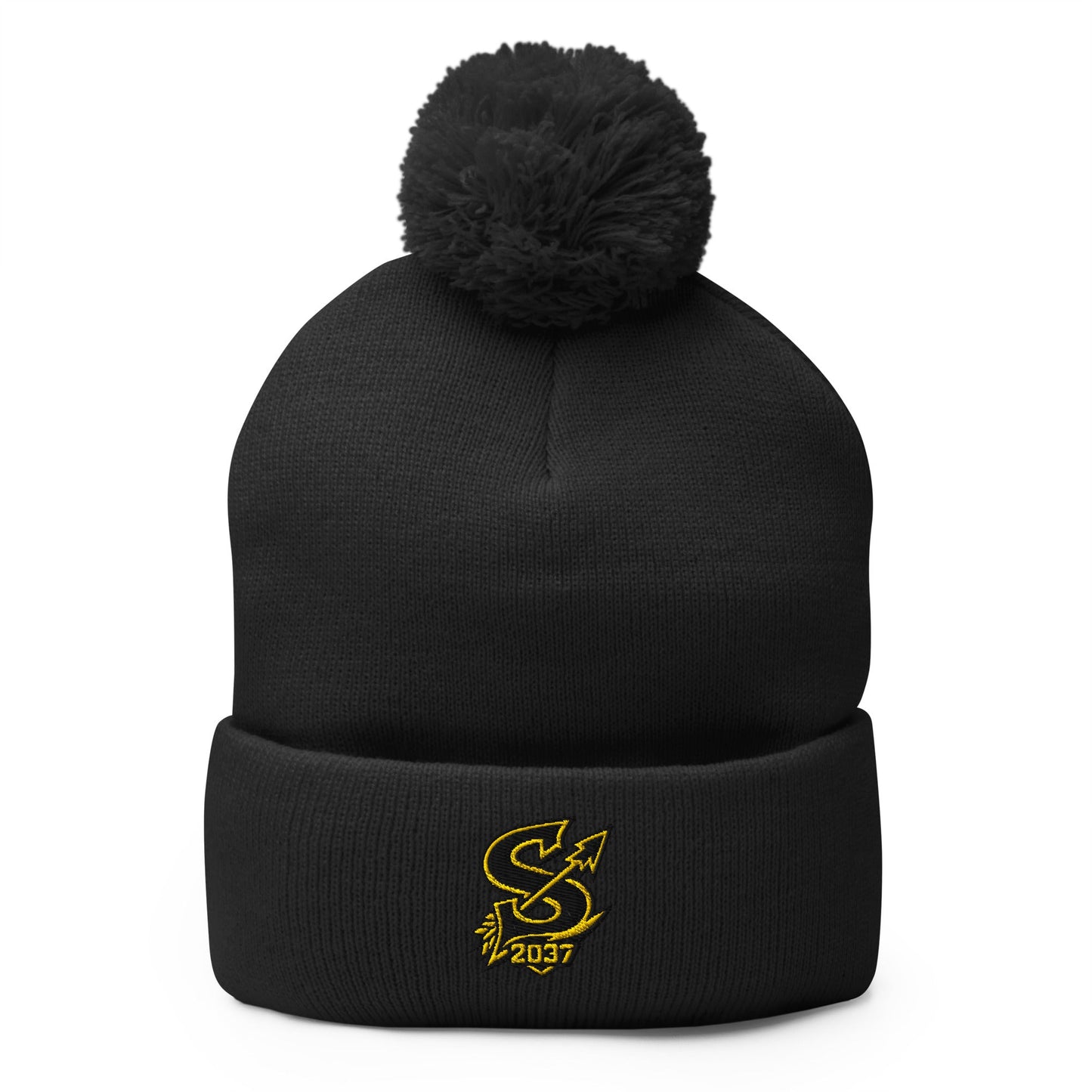 Pom-Pom Beanie | 2037 Sachem Arrows | Emblem Logo