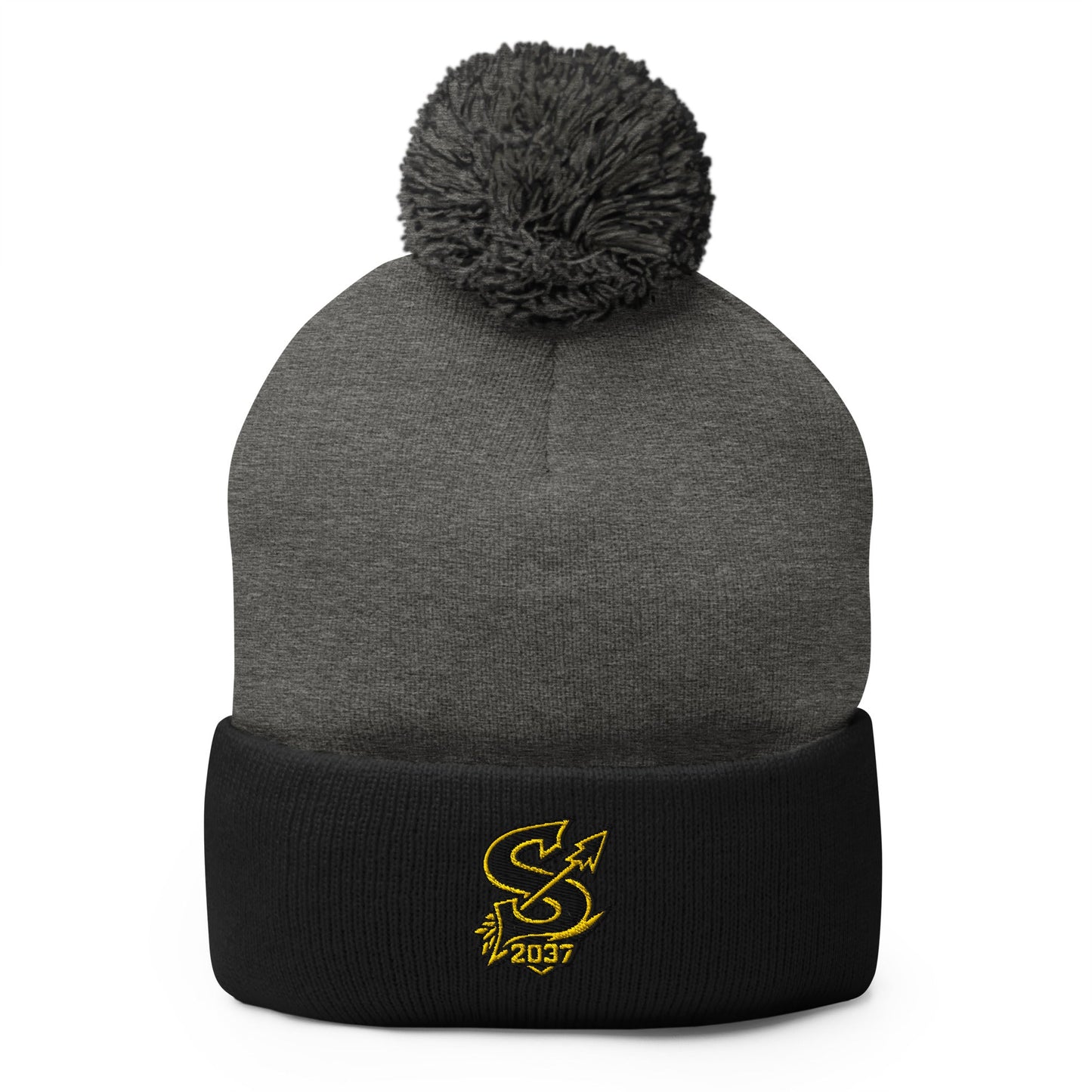 Pom-Pom Beanie | 2037 Sachem Arrows | Emblem Logo