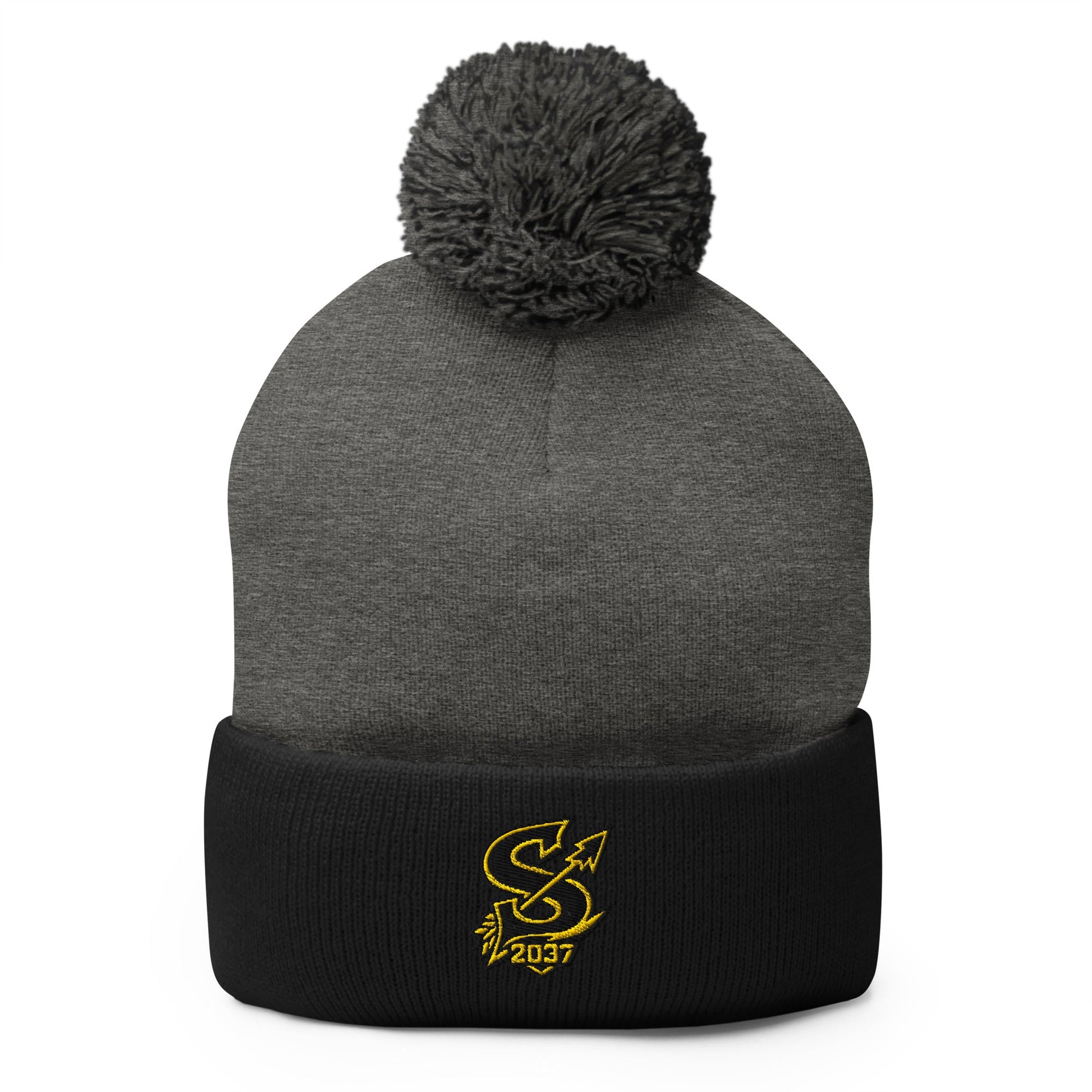 Pom-Pom Beanie | 2037 Sachem Arrows | Emblem Logo