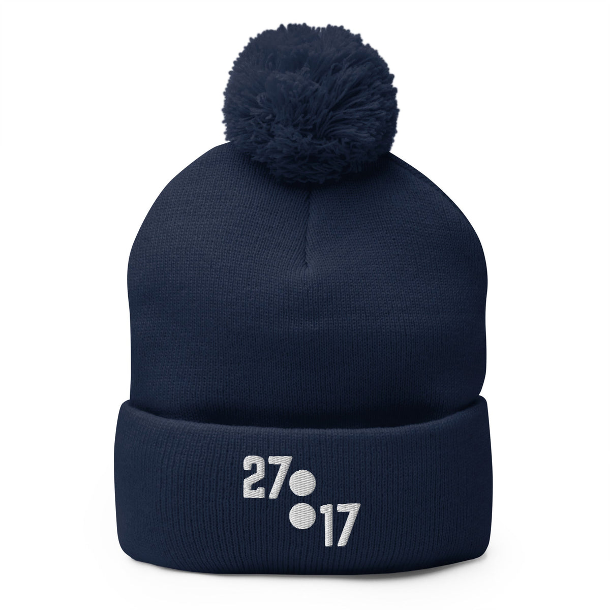 Pom-Pom Beanie | 27:17 | Emblem Logo