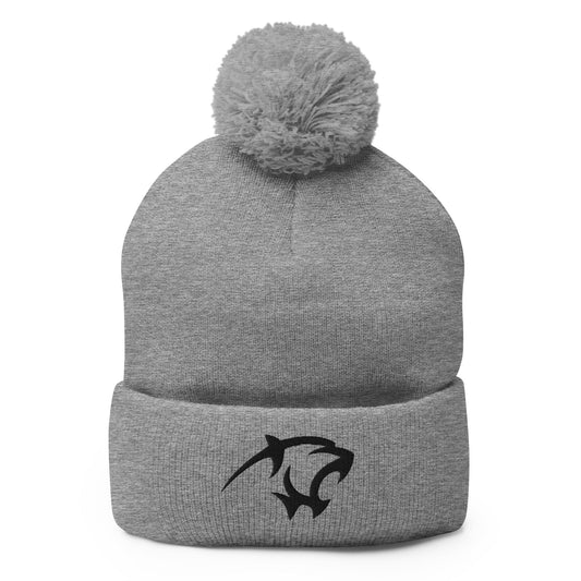 Pom - Pom Beanie | Adelphi Womens Soccer | Vanguard Mark Logo