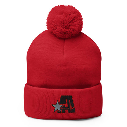 Pom - Pom Beanie | Adrenaline Athletics | Block A Logo