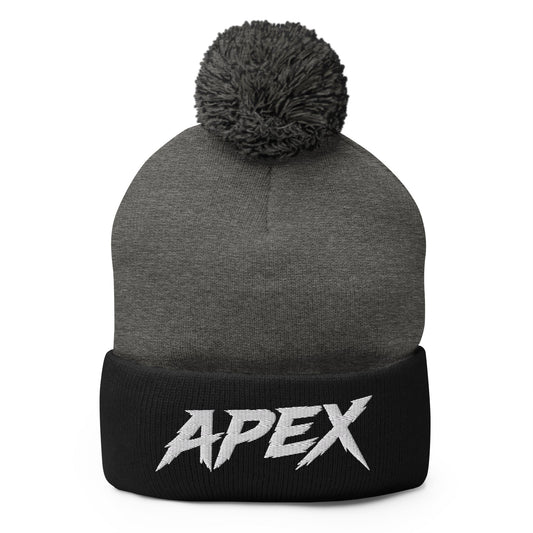 Pom - Pom Beanie | Appalachian Apex | Modern Script Logo