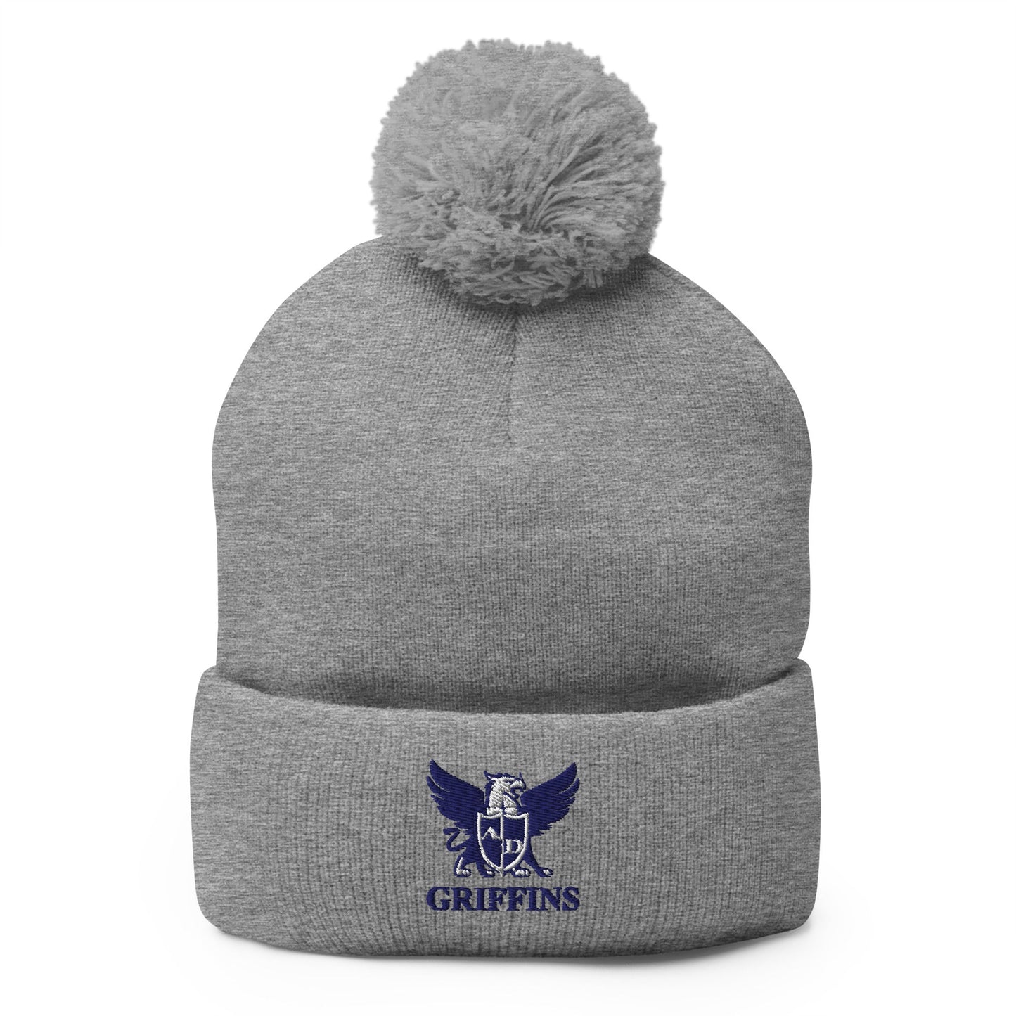 Pom - Pom Beanie | Arma Dei Academy Basketball | Griffin Logo