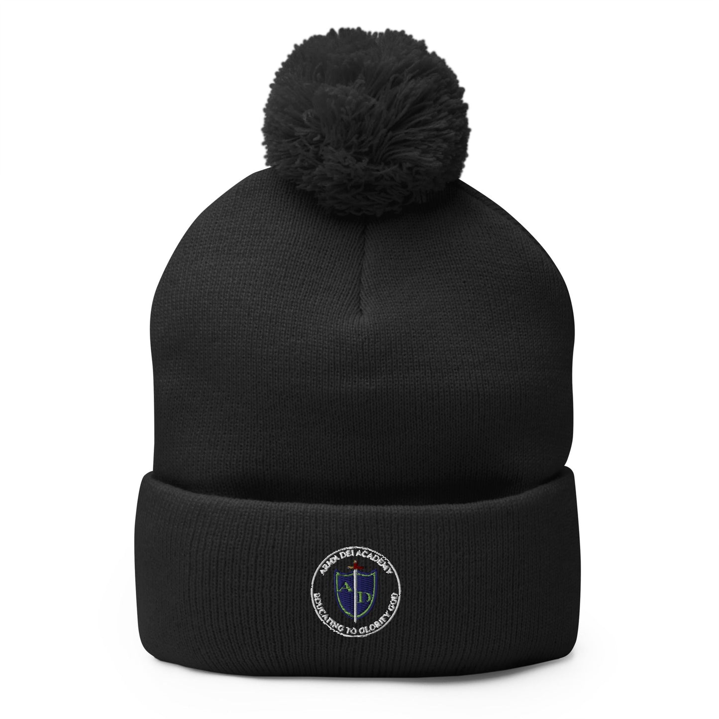 Pom - Pom Beanie | Arma Dei Academy | Emblem