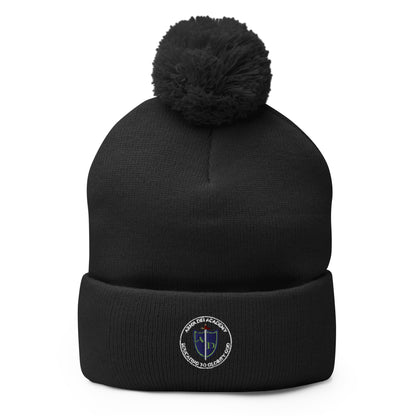 Pom - Pom Beanie | Arma Dei Academy | Emblem