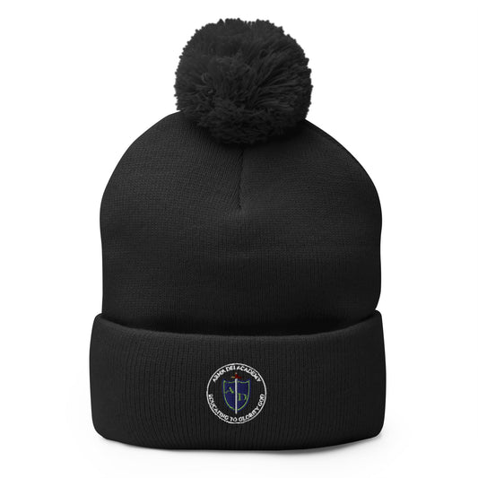 Pom - Pom Beanie | Arma Dei Academy | Emblem