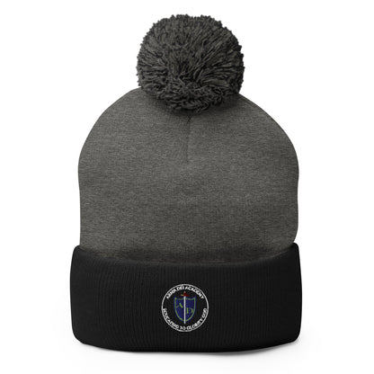 Pom - Pom Beanie | Arma Dei Academy | Emblem