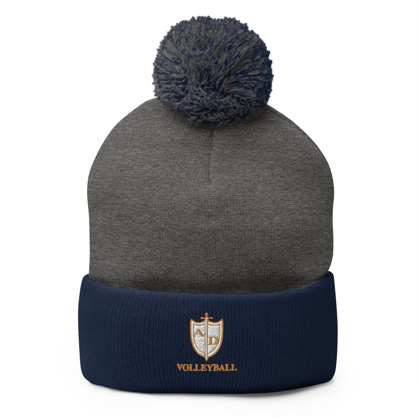 Pom - Pom Beanie | Arma Dei Academy Volleyball | Shield Logo