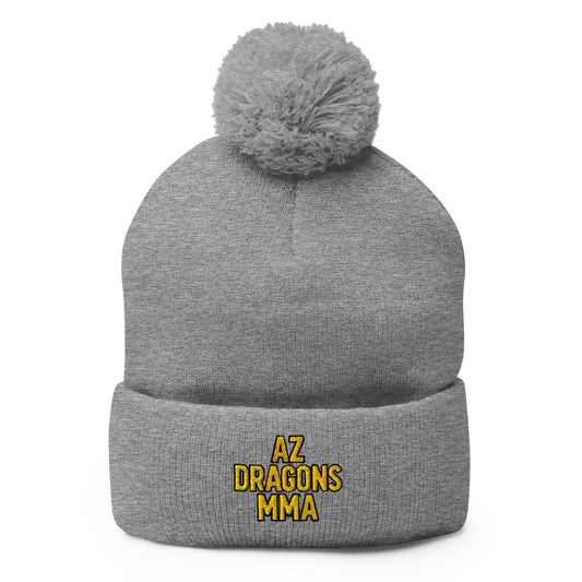 Pom - Pom Beanie | AZ DRAGONS MMA | Vanguard Logo