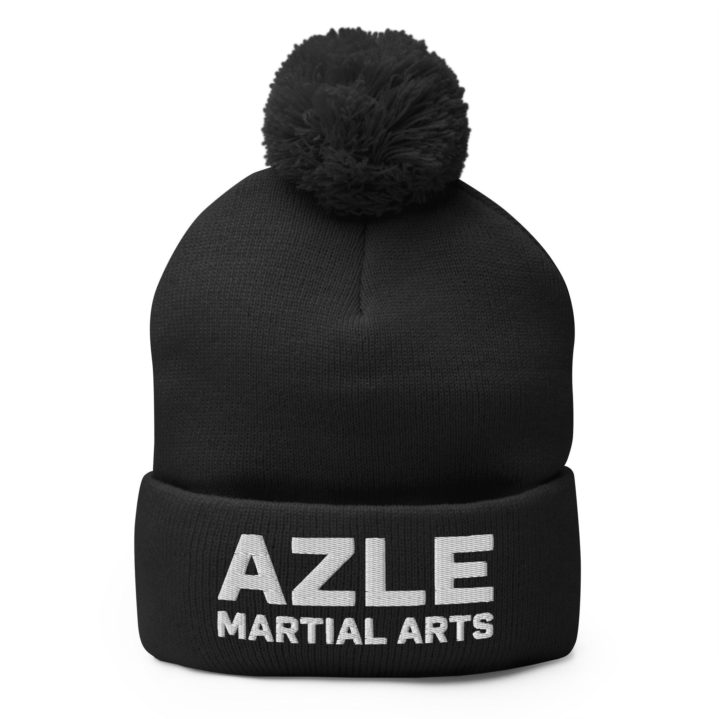 Pom-Pom Beanie | Azle Martial Arts | Athletics Logo