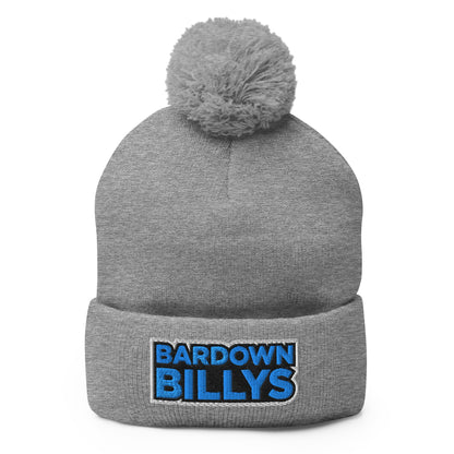 Pom - Pom Beanie | Bardown Billys | Badge Logo