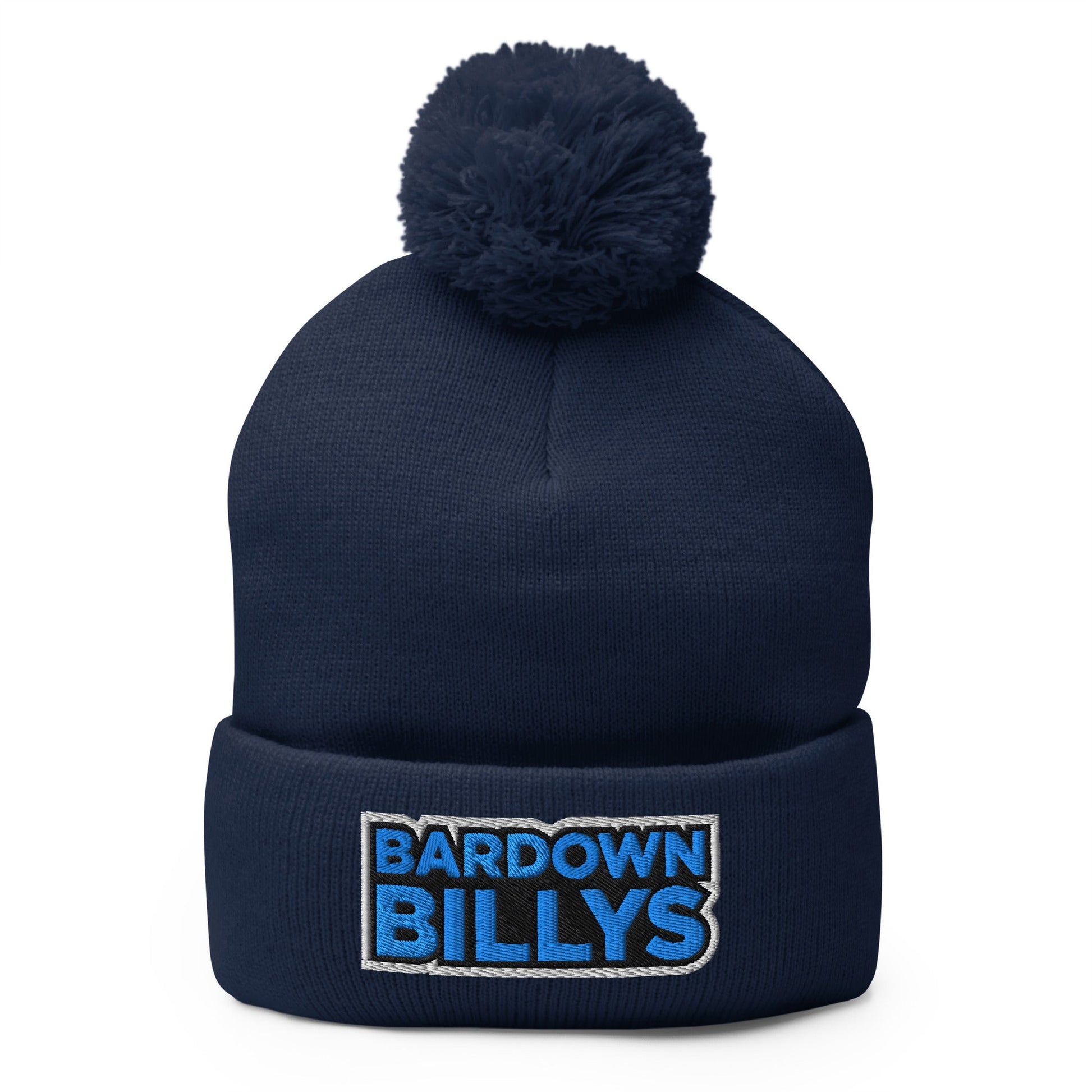 Pom - Pom Beanie | Bardown Billys | Badge Logo