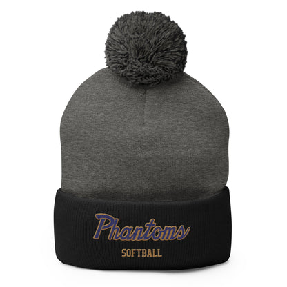 Pom - Pom Beanie | Bayport - Bluepoint Softball
