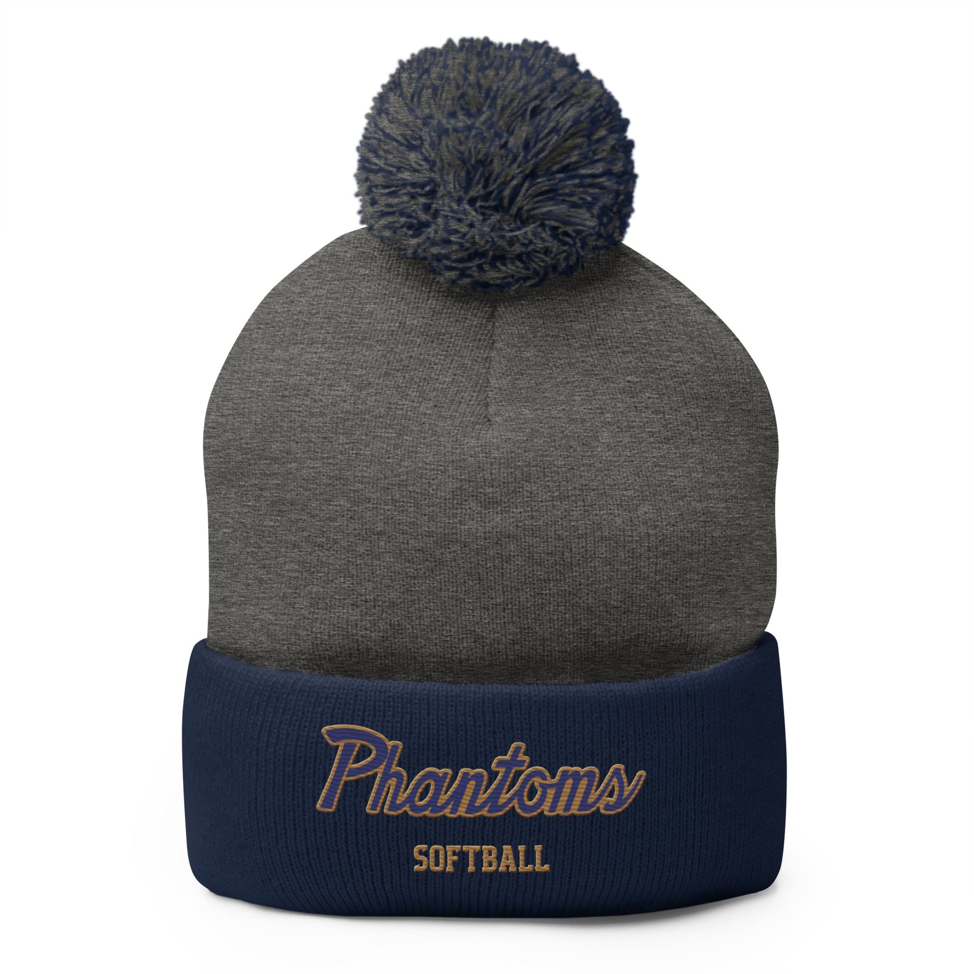 Pom - Pom Beanie | Bayport - Bluepoint Softball