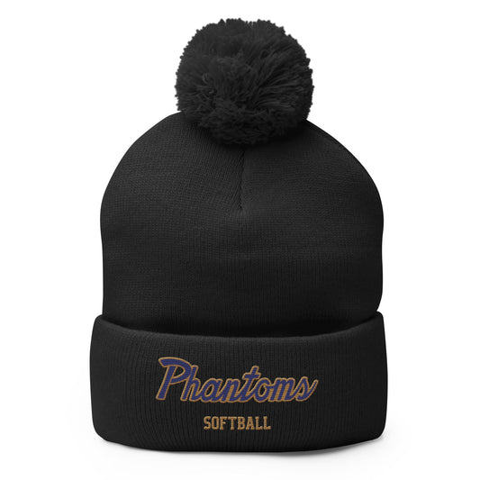 Pom - Pom Beanie | Bayport - Bluepoint Softball