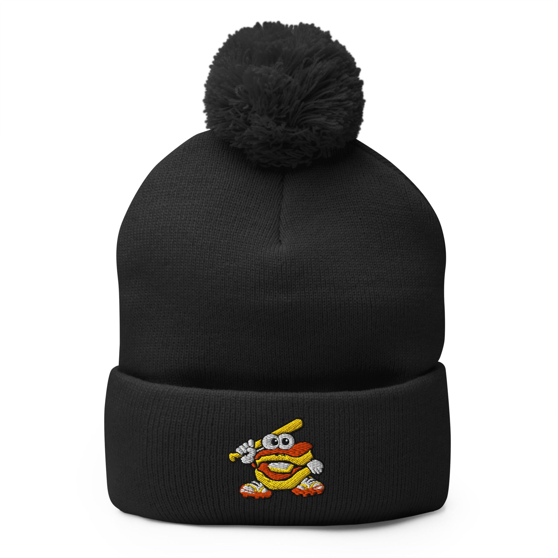 Pom - Pom Beanie | Biscuits Baseball MCLL | Mascot Logo