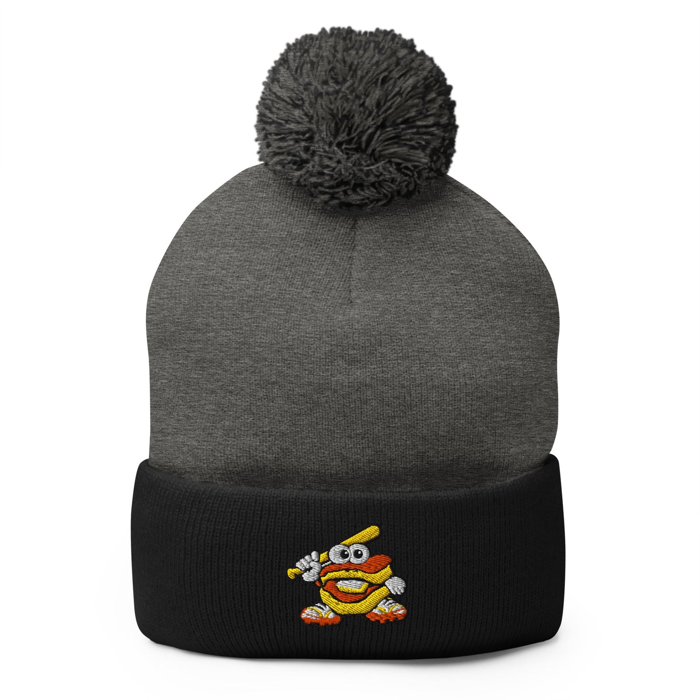 Pom - Pom Beanie | Biscuits Baseball MCLL | Mascot Logo