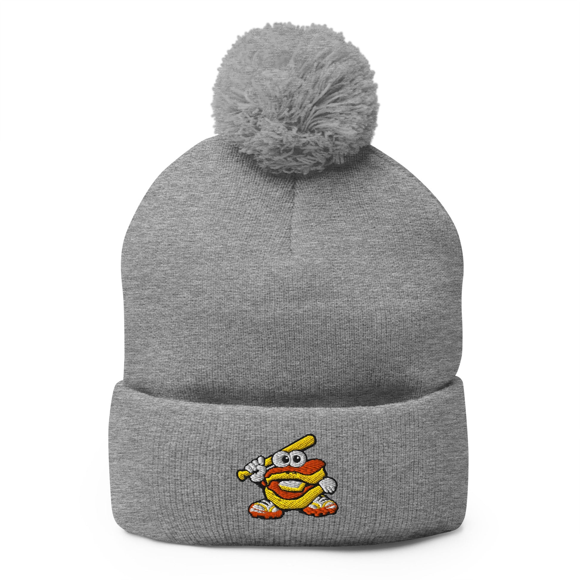 Pom - Pom Beanie | Biscuits Baseball MCLL | Mascot Logo