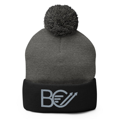 Pom-Pom Beanie | Bison Consulting | Vanguard Logo