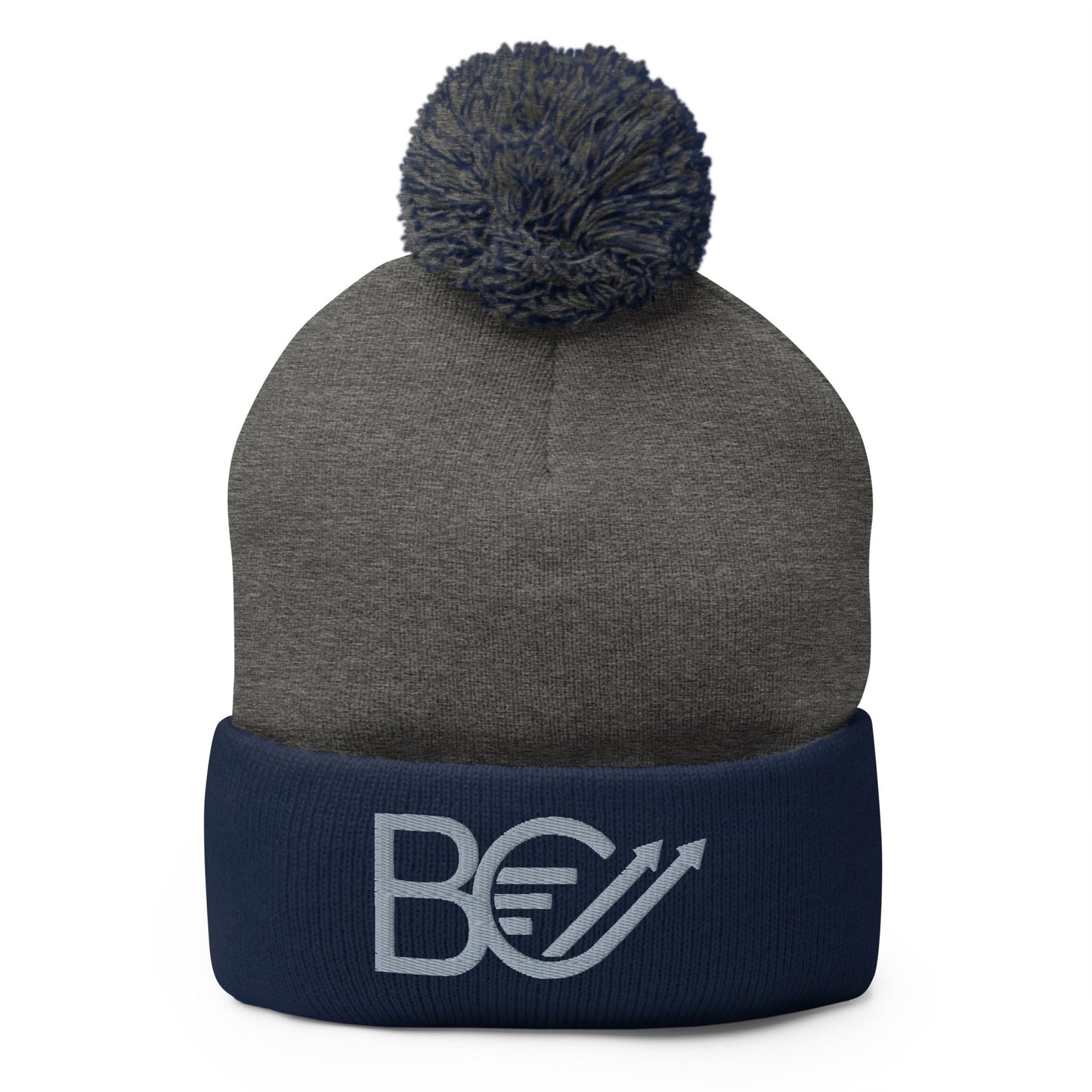 Pom-Pom Beanie | Bison Consulting | Vanguard Logo