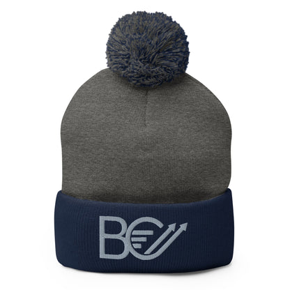 Pom-Pom Beanie | Bison Consulting | Vanguard Logo