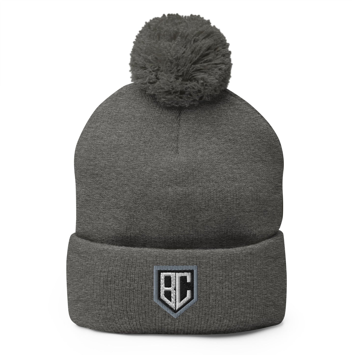 Pom-Pom Beanie | Blue Collar Softball 2034 | Emblem Logo