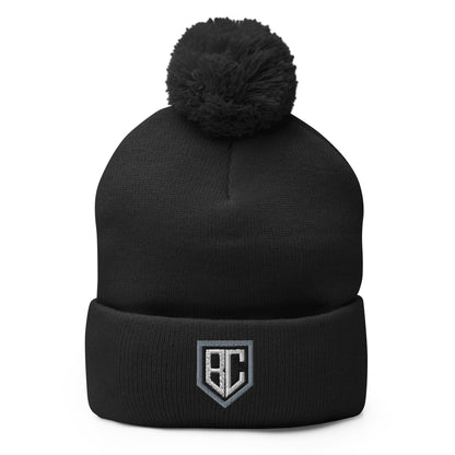 Pom-Pom Beanie | Blue Collar Softball 2034 | Emblem Logo