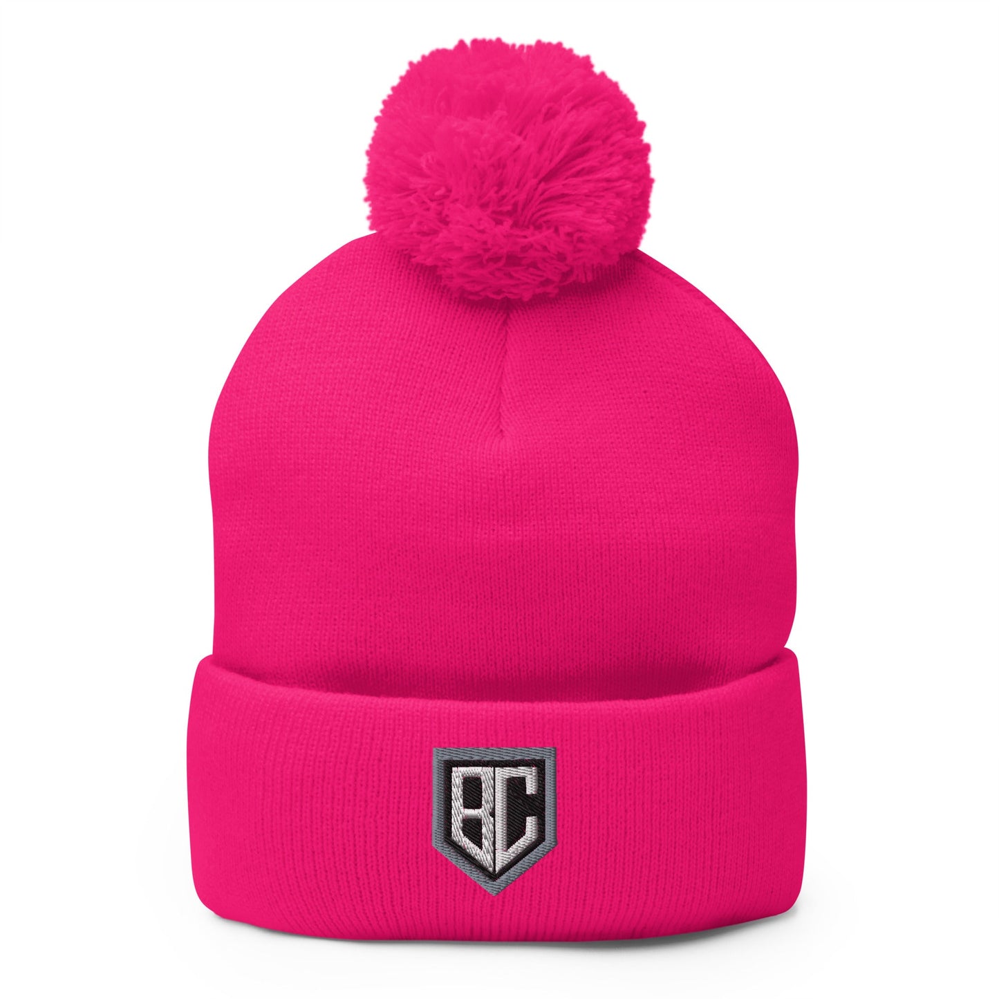 Pom-Pom Beanie | Blue Collar Softball 2034 | Emblem Logo