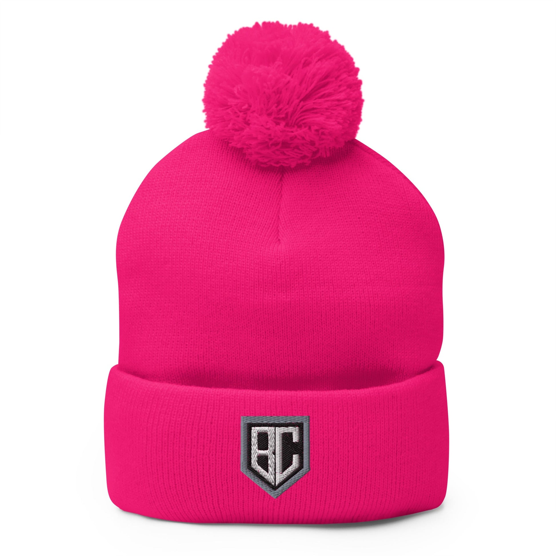 Pom-Pom Beanie | Blue Collar Softball 2034 | Emblem Logo