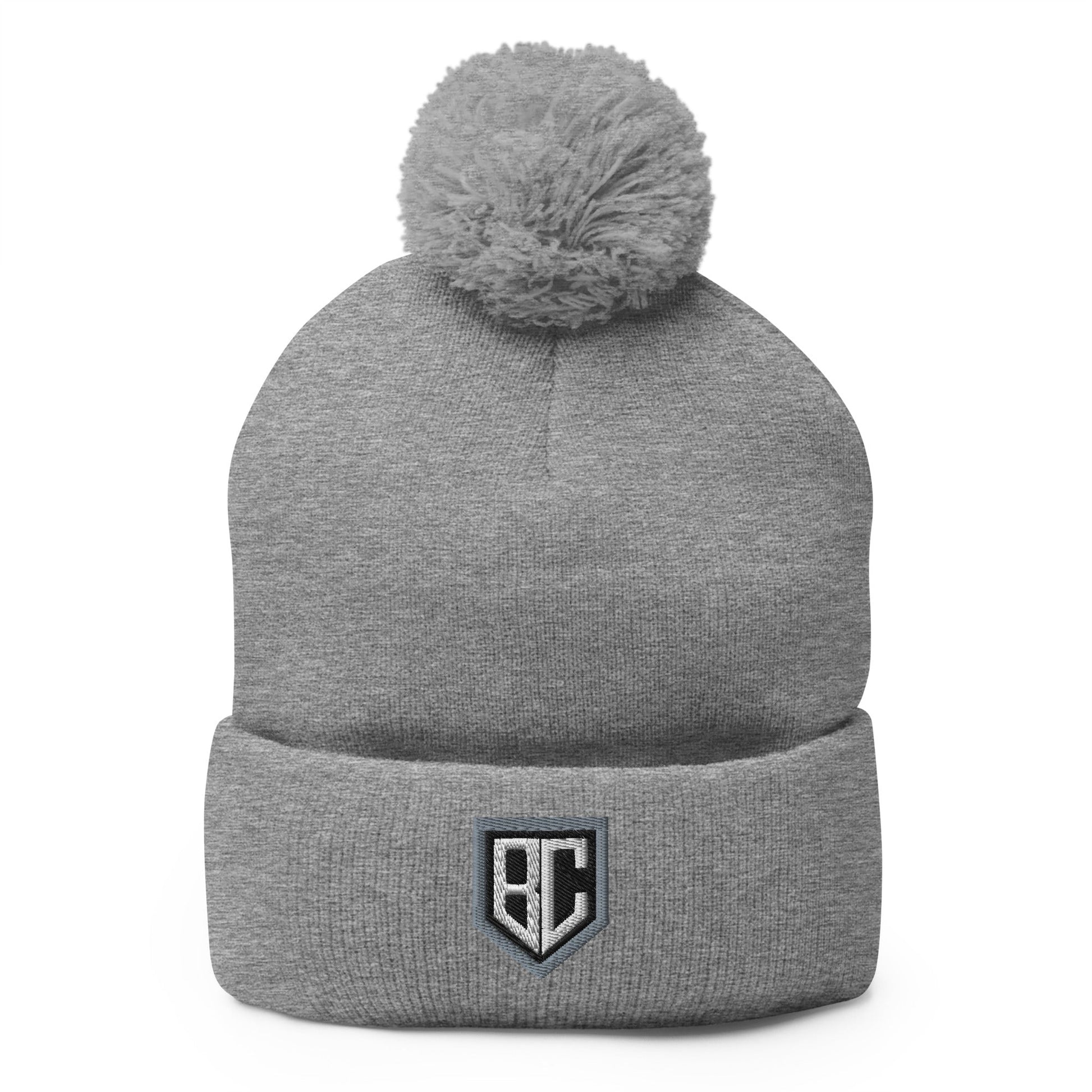 Pom-Pom Beanie | Blue Collar Softball 2034 | Emblem Logo