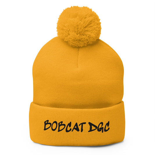 Pom - Pom Beanie | Bobcat DGC | Crest Logo