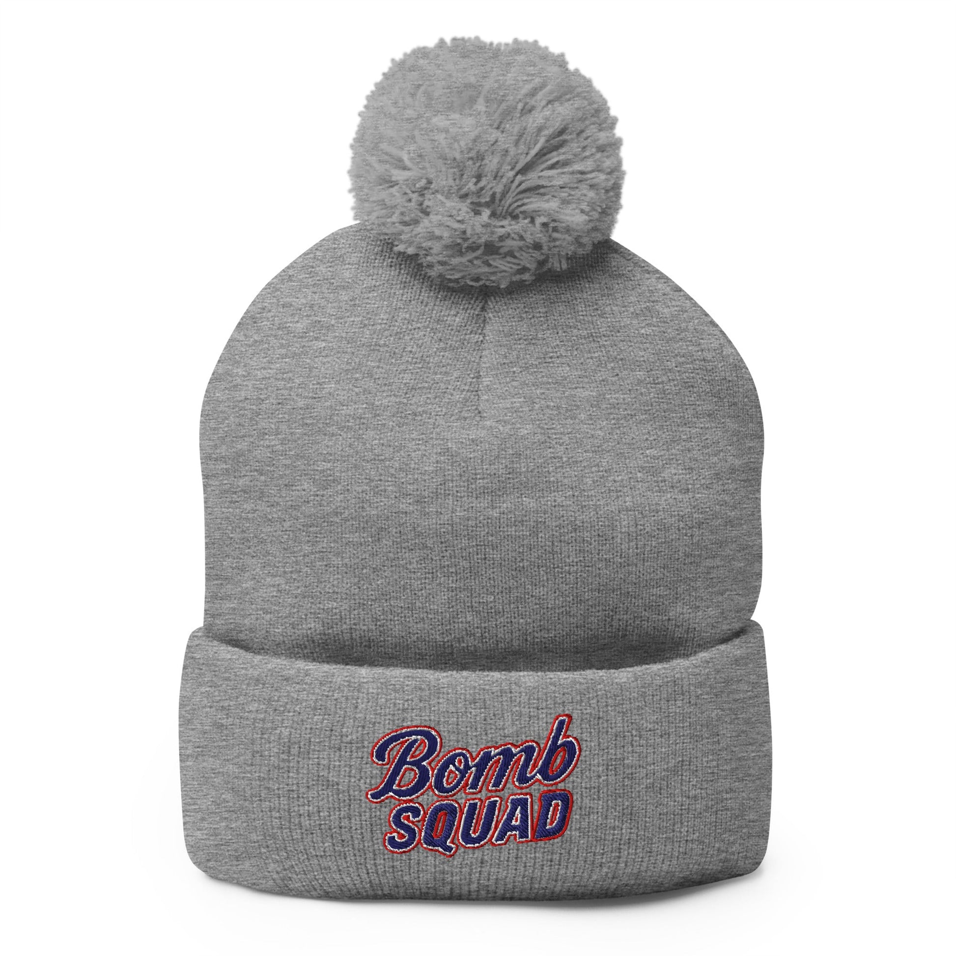 Pom - Pom Beanie | Bomb Squad Baseball | Script Logo