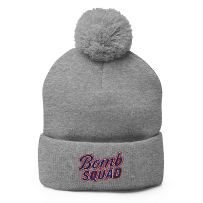 Pom - Pom Beanie | Bomb Squad Baseball | Script Logo
