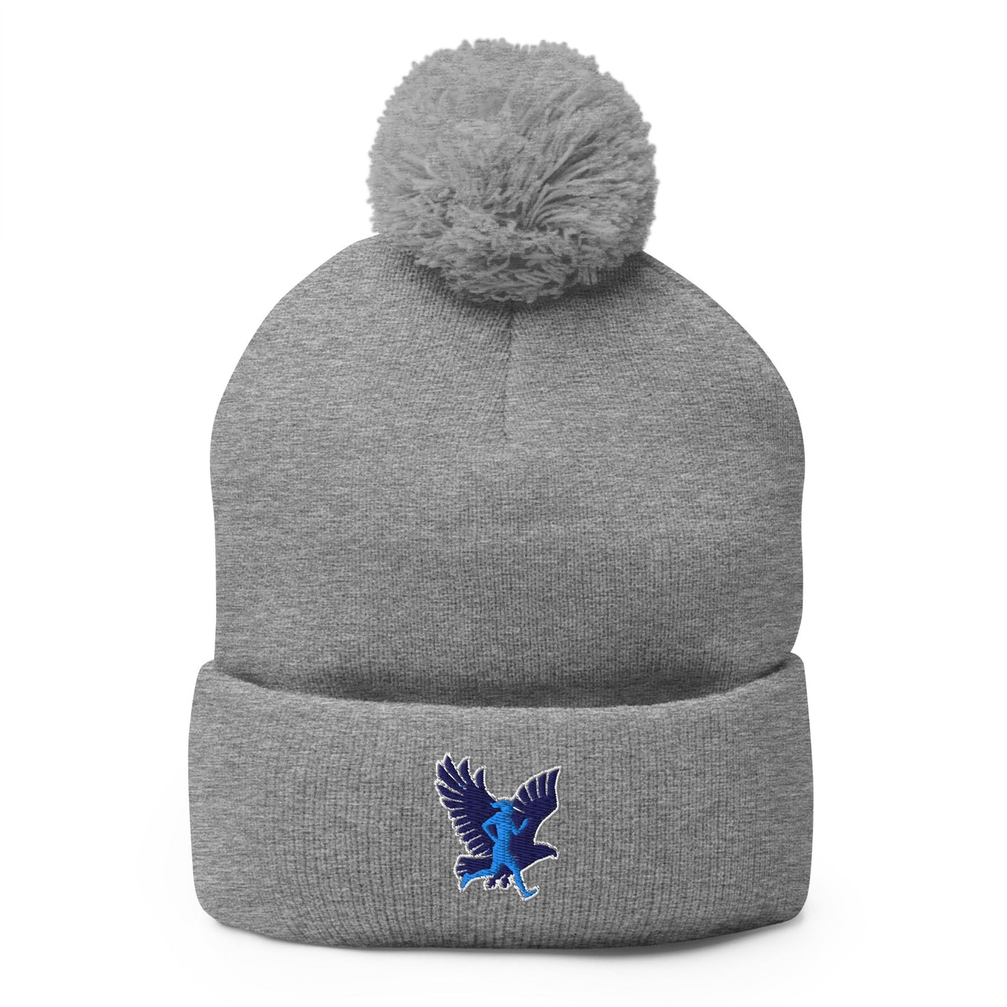 Pom - Pom Beanie | Bowdoinham Rebel Runners | Emblem Logo