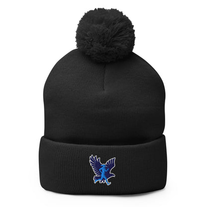 Pom - Pom Beanie | Bowdoinham Rebel Runners | Emblem Logo
