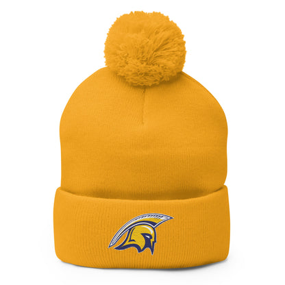 Pom - Pom Beanie | Broome Street Academy | Helmet Logo