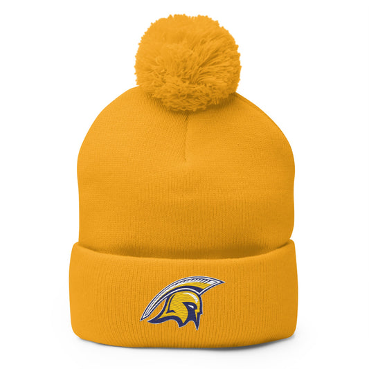 Pom - Pom Beanie | Broome Street Academy | Helmet Logo