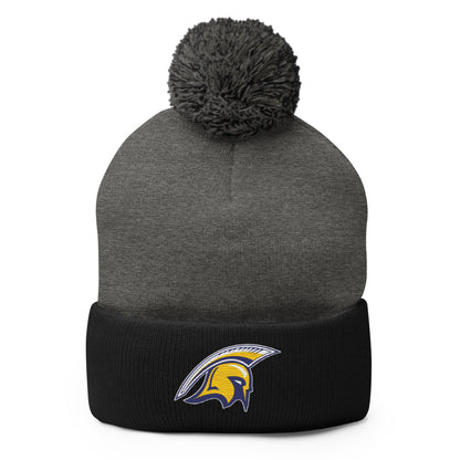 Pom - Pom Beanie | Broome Street Academy | Helmet Logo