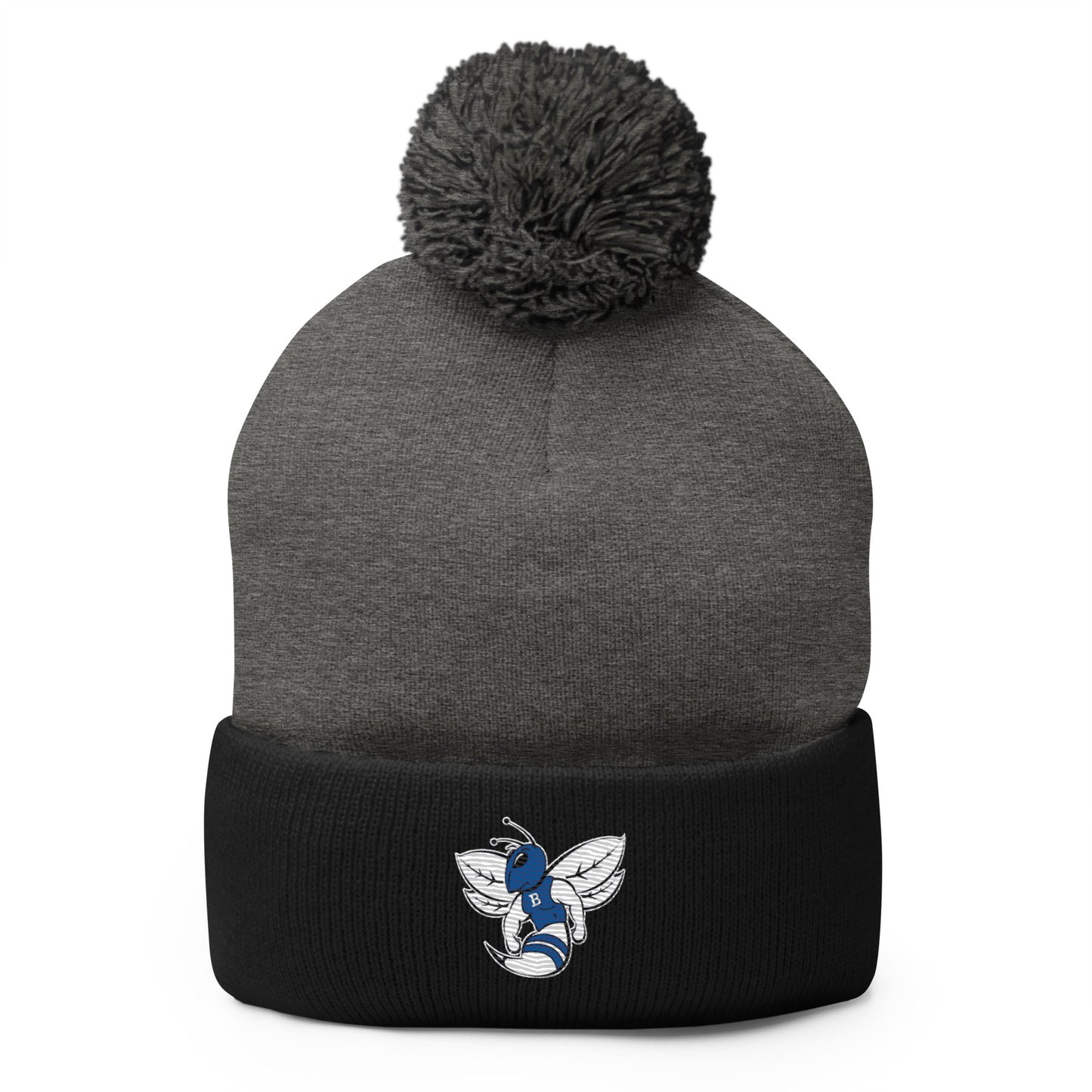 Pom - Pom Beanie | Bryant High School Track Booster | Hornet Logo